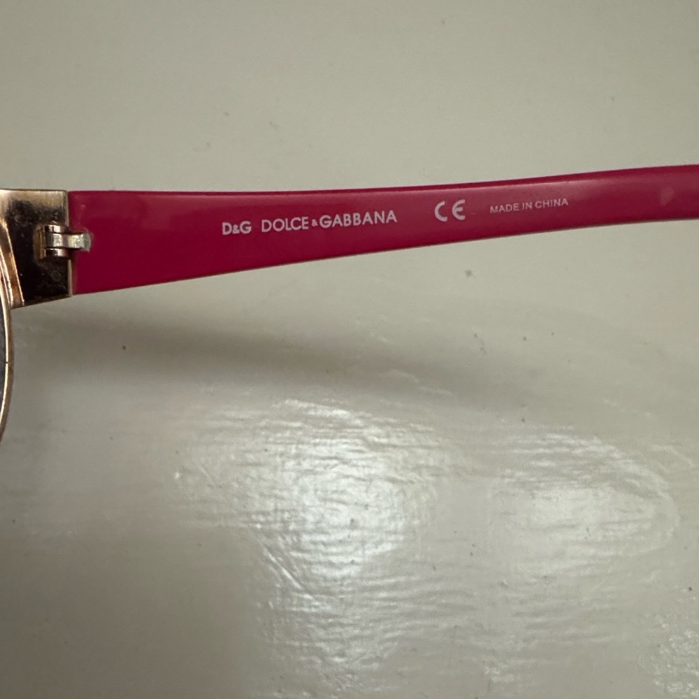 Dolce & Gabbana Women's Hot Pink Sunglasses, Early 2000s - Picture 2 of 15